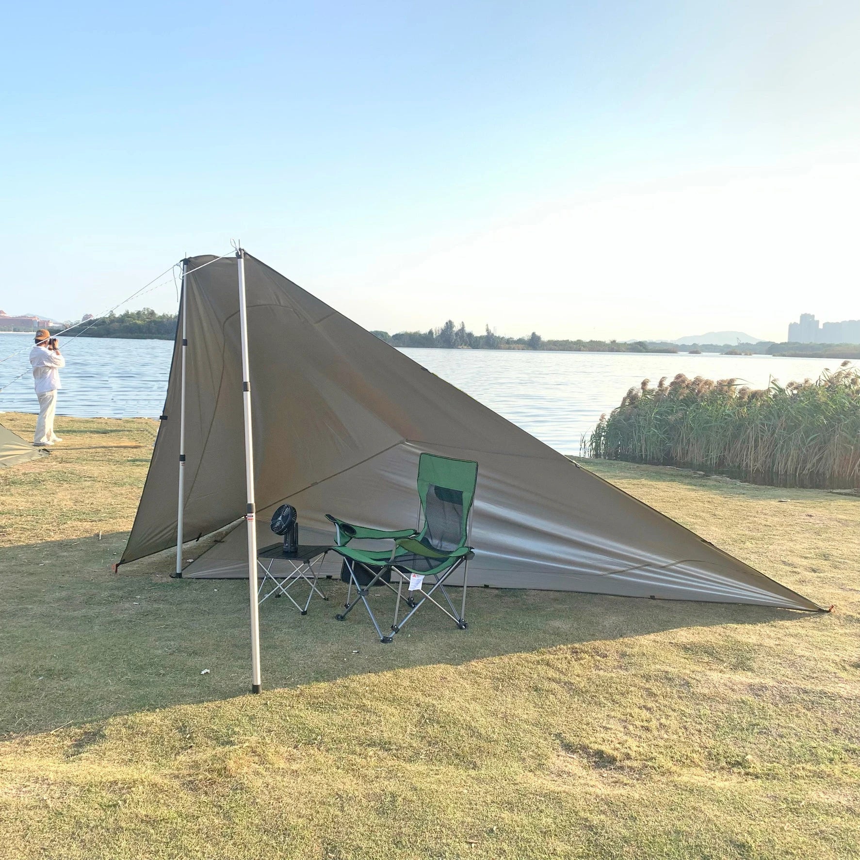 Waterproof Tent Tarp – Lightweight Outdoor Camping Sun Shelter