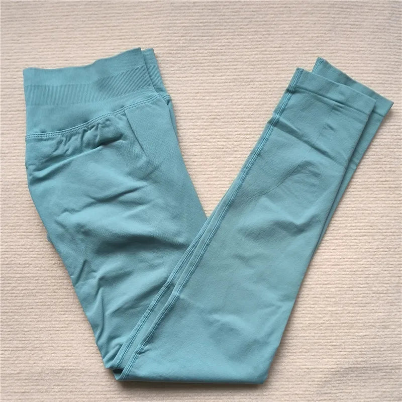 Seamless High-Elastic Yoga Leggings – Butt-Lifting Fitness Tights