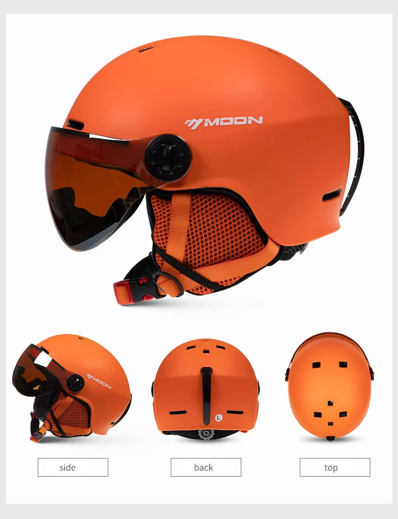 Ski Helmet with Snow Visor – Safety Gear for Winter Sports