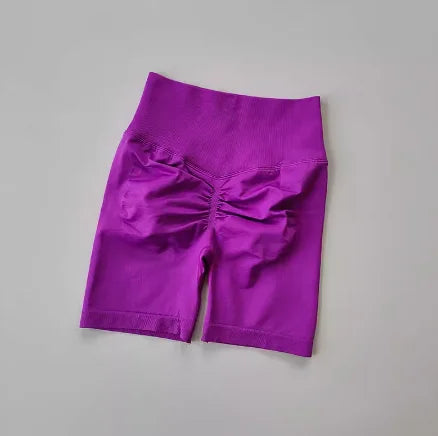 High-Waist Women’s Yoga & Fitness Shorts – Hip Push-Up Quick-Dry