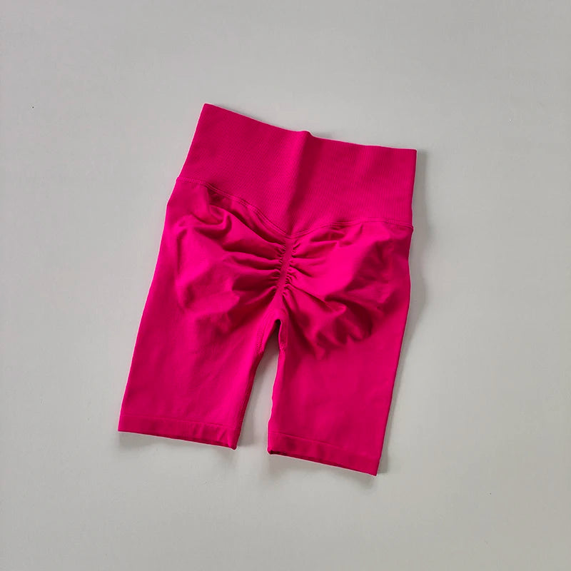 High-Waist Women’s Yoga & Fitness Shorts – Hip Push-Up Quick-Dry