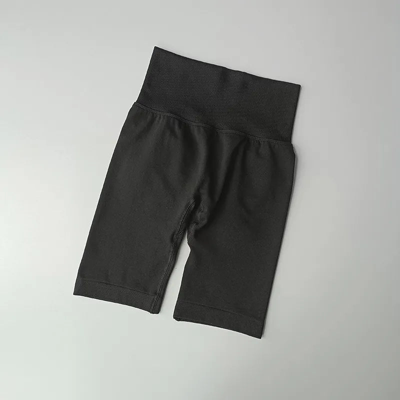 High-Waist Women’s Yoga & Fitness Shorts – Hip Push-Up Quick-Dry