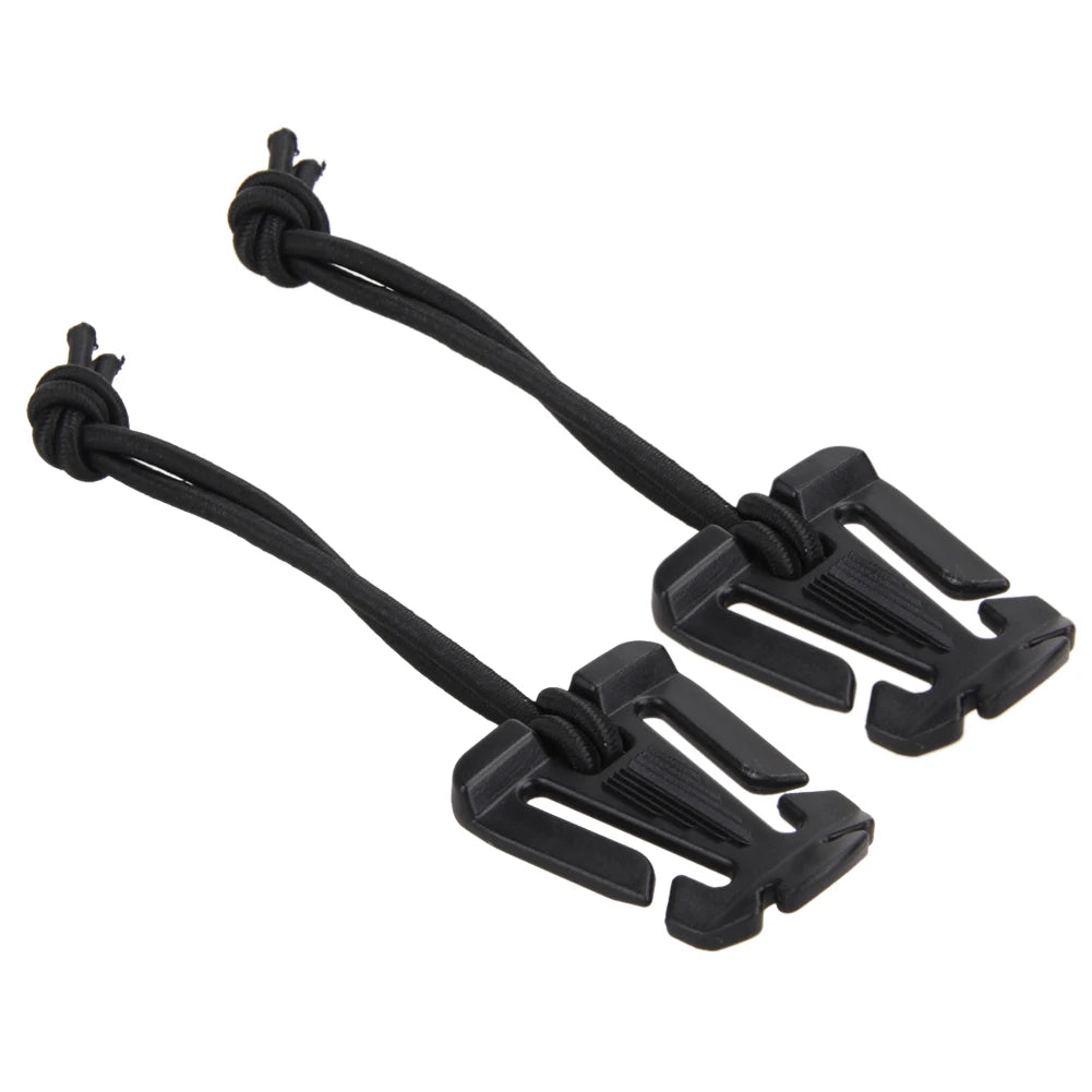 2-Pack Nylon Carabiner Clips – Outdoor Backpack & Camping Hooks