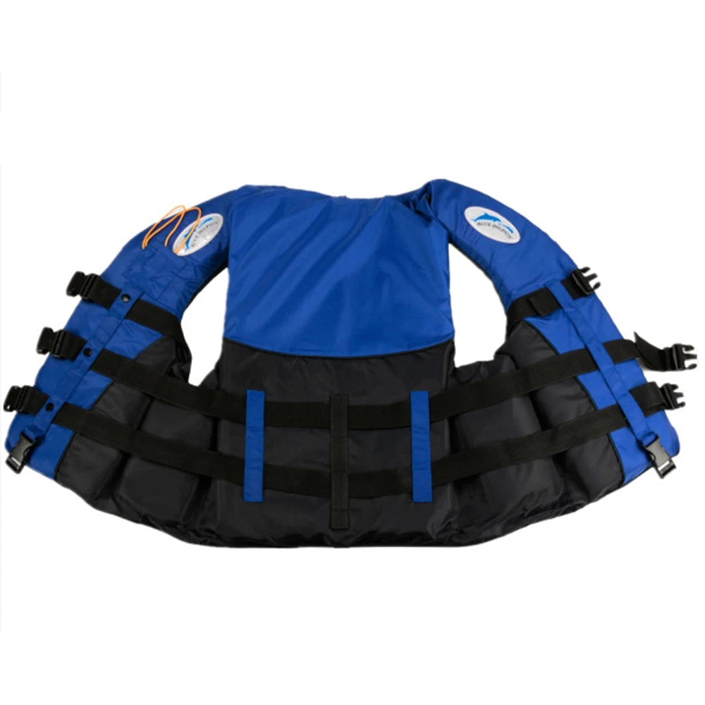 Adjustable Adult & Kids Swimming Life Jacket – Safety Vest with Whistle