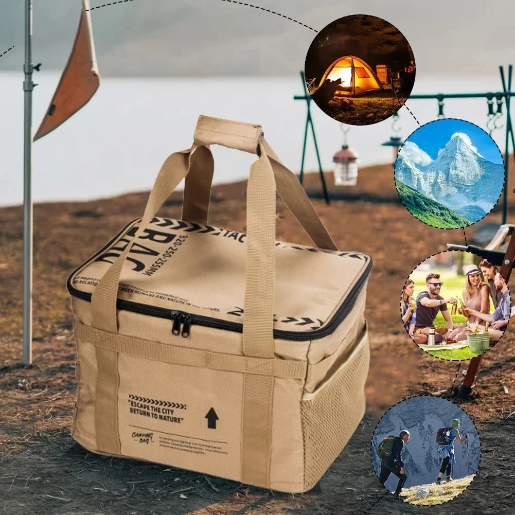 30–42L Tactical Camping Storage Bag – Insulated Waterproof Box