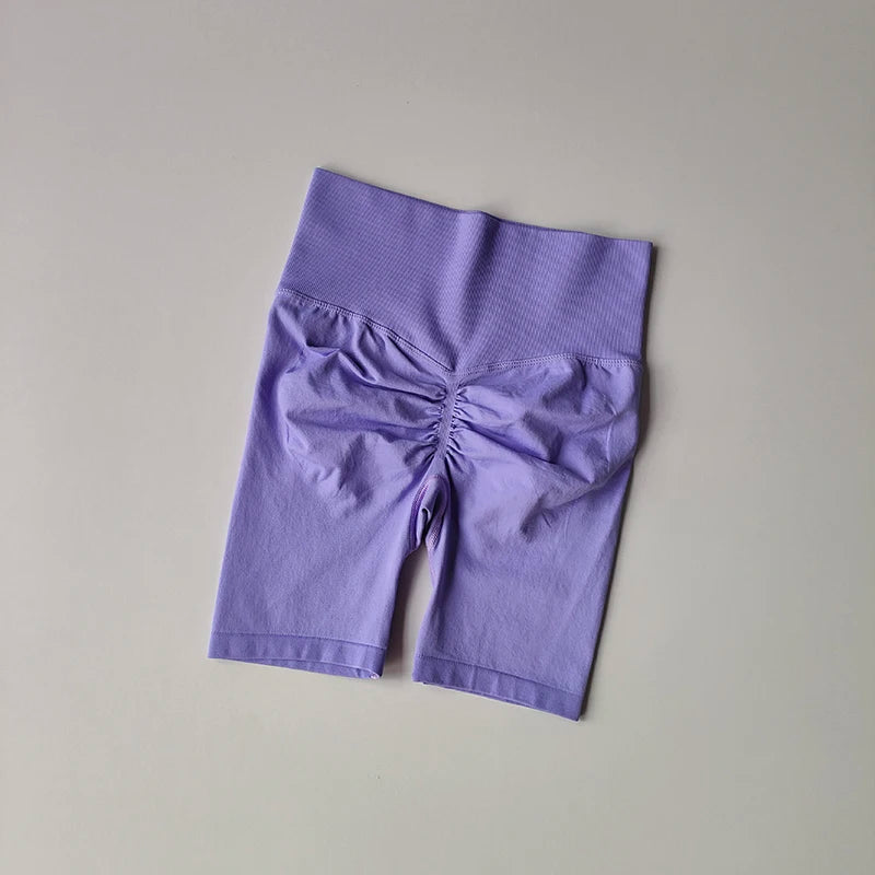 High-Waist Women’s Yoga & Fitness Shorts – Hip Push-Up Quick-Dry