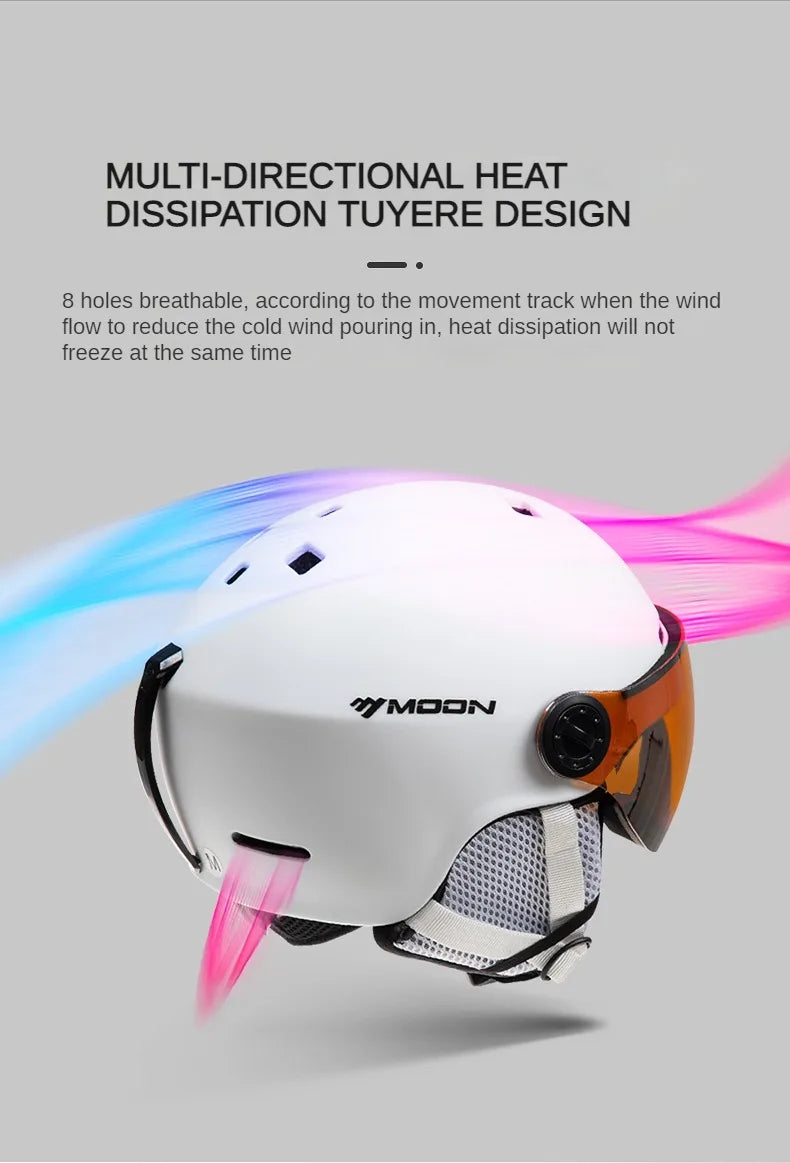 Ski Helmet with Snow Visor – Safety Gear for Winter Sports