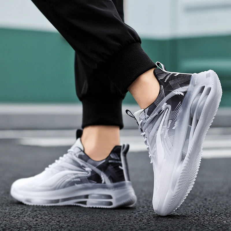 Men’s Basketball Shoes – Air Cushion, Non-Slip & Shock-Absorbing