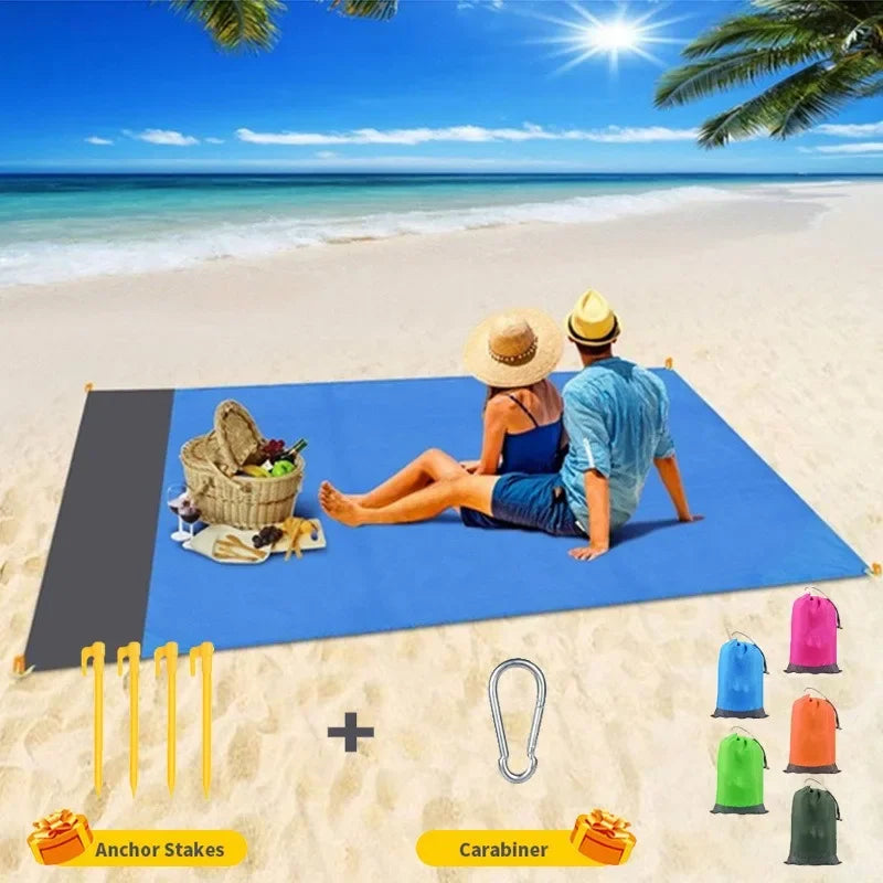 Waterproof Folding Beach & Picnic Mat – Lightweight Outdoor Blanket