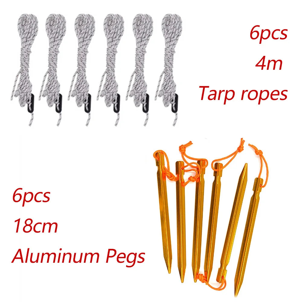 Waterproof Tent Tarp – Lightweight Outdoor Camping Sun Shelter