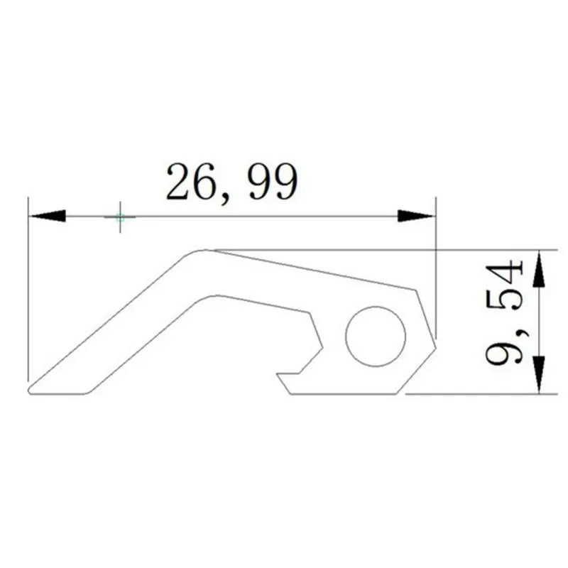 Mini EDC Bottle Opener Keyring – Lightweight Pocket Tool