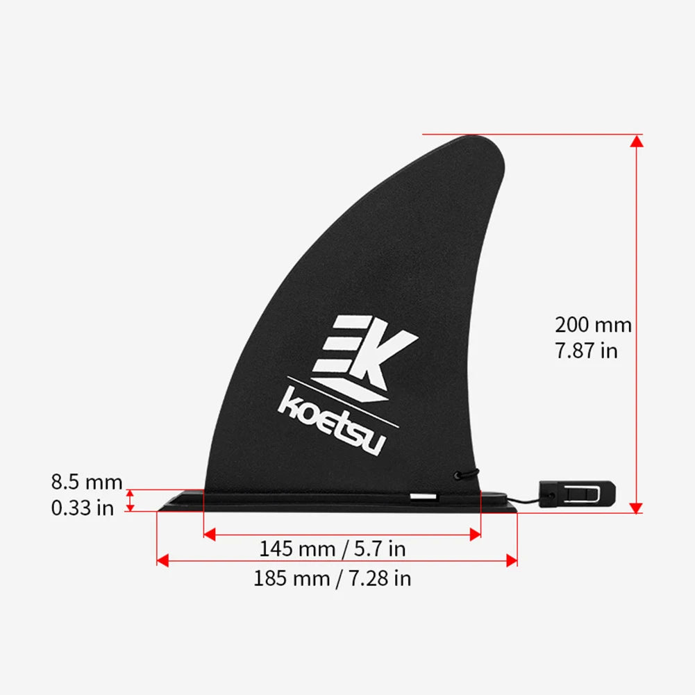 10" Detachable Surfboard Fin – Longboard & SUP Tail Fin Replacement