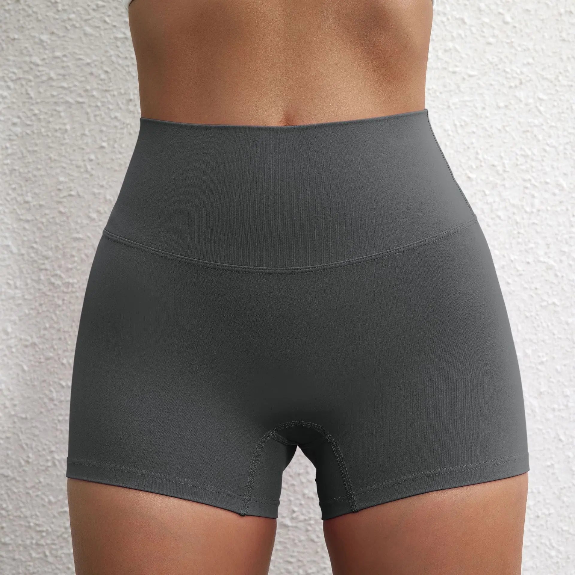 GymHUB High-Waist Hip-Lifting Yoga Shorts – 3/4 Quick-Dry Pants