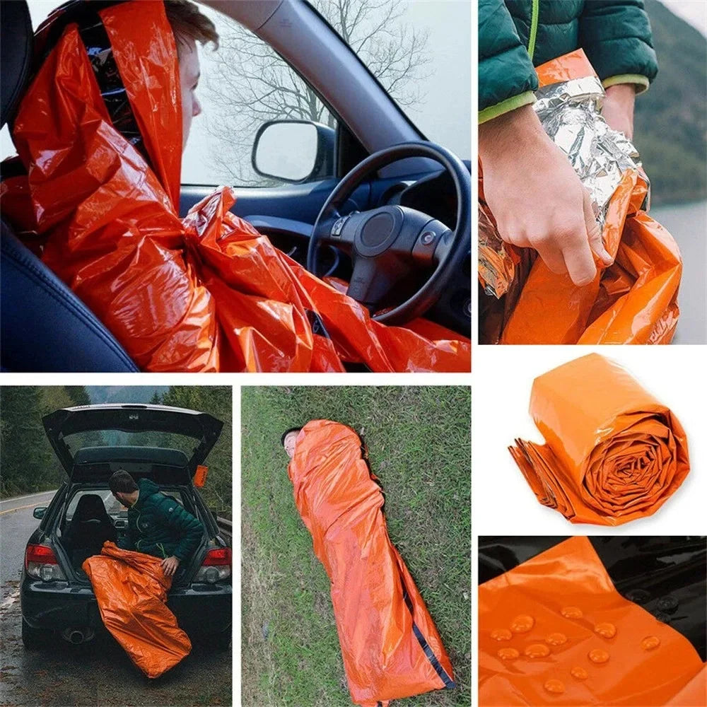 Emergency Mylar Sleeping Bag – Waterproof Survival Blanket