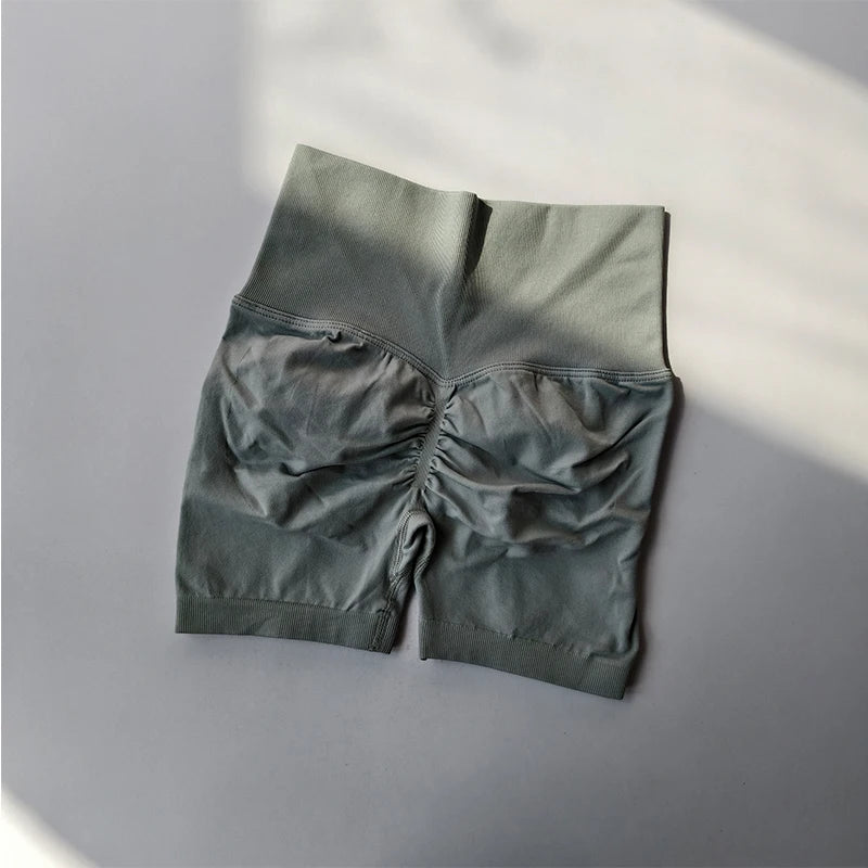 High-Waist Women’s Yoga & Fitness Shorts – Breathable Workout Shorts