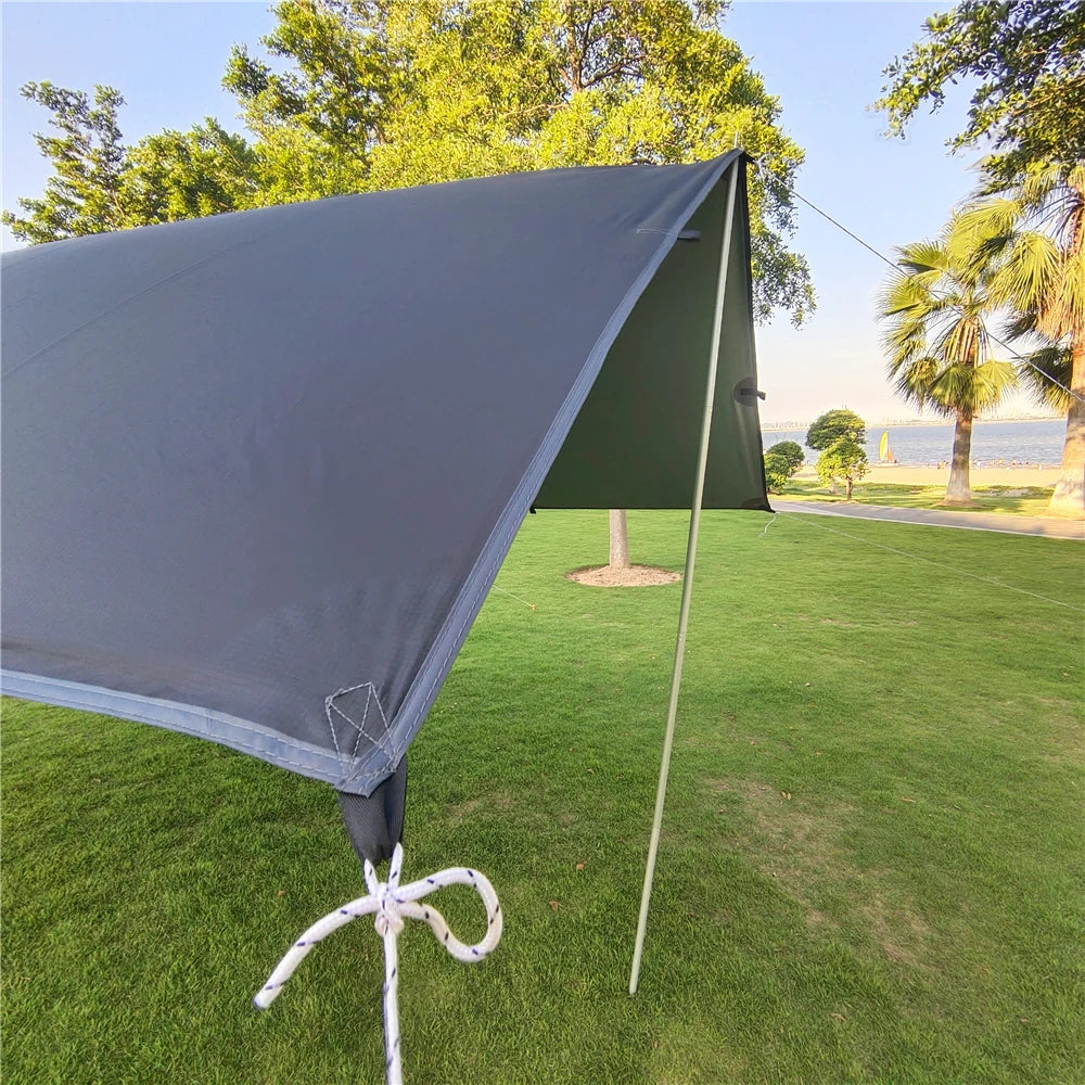 Waterproof Tent Tarp – Lightweight Outdoor Camping Sun Shelter
