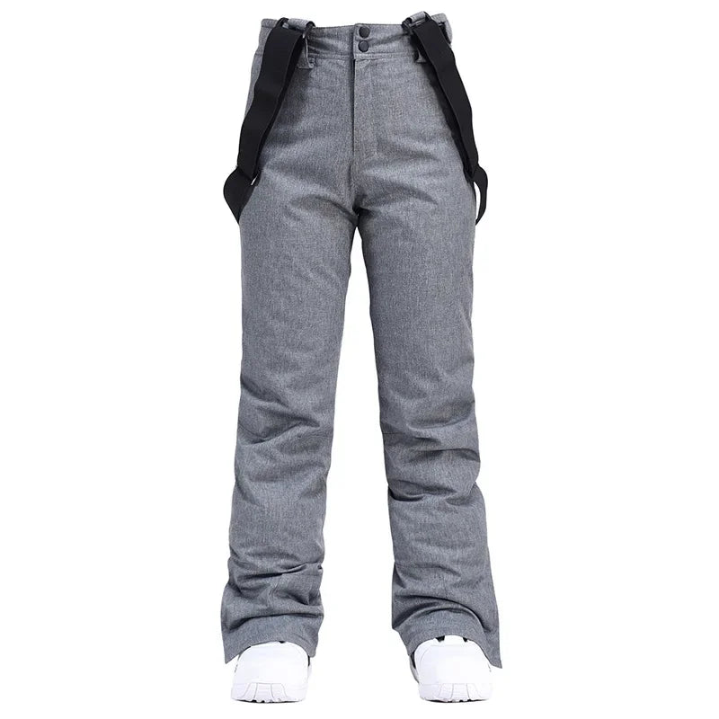 Unisex Winter Ski Pants – Thick, Waterproof, Windproof Snow Trousers