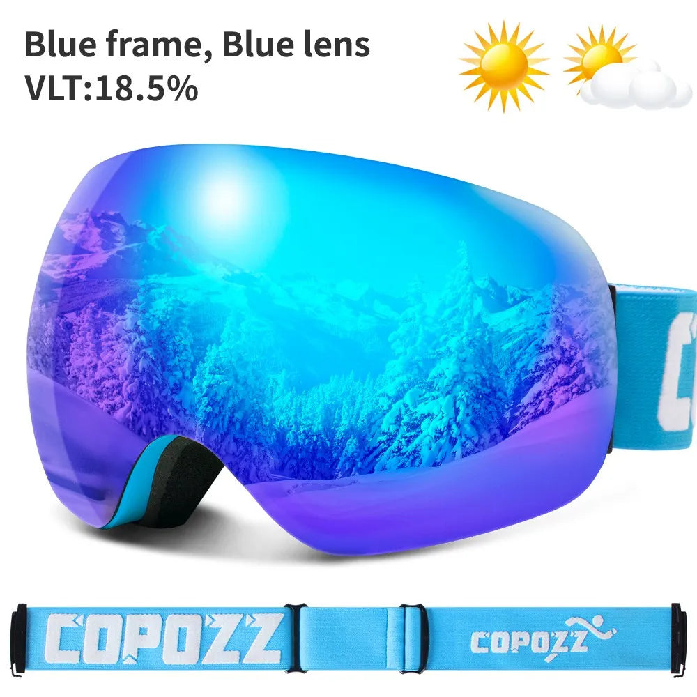 UV400 Ski Goggles – Anti-Fog Snowboard & Ski Eyewear