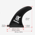 10" Detachable Surfboard Fin – Longboard & SUP Tail Fin Replacement