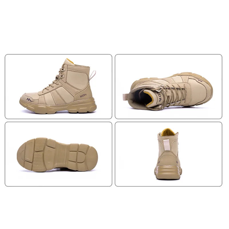 Indestructible Steel Toe Work Boots – Men & Women Safety Shoes