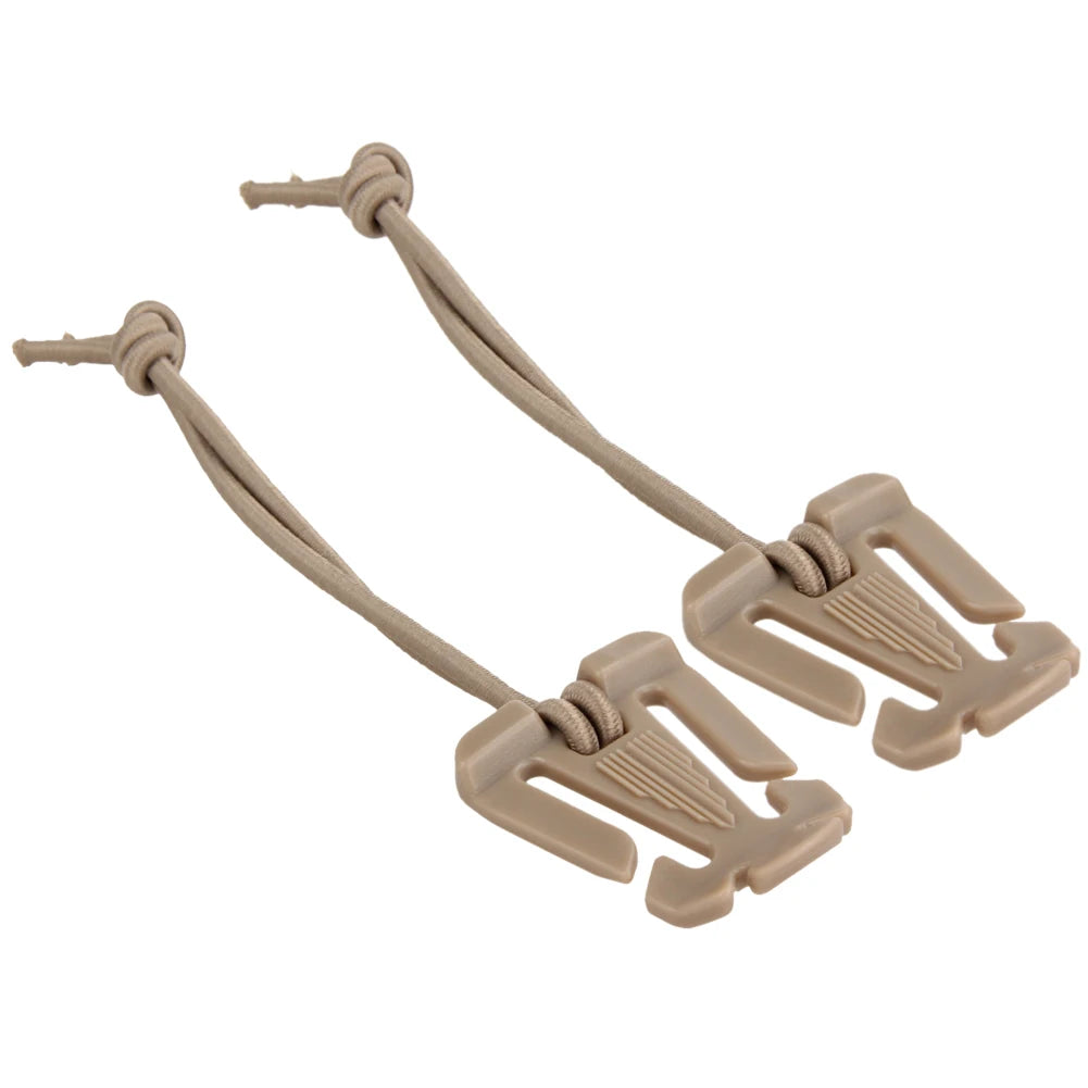 2-Pack Nylon Carabiner Clips – Outdoor Backpack & Camping Hooks