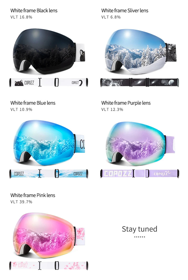 UV400 Ski Goggles – Anti-Fog Snowboard & Ski Eyewear