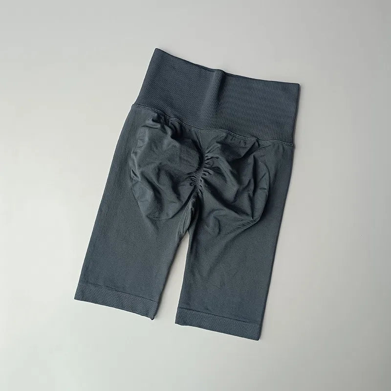 High-Waist Women’s Yoga & Fitness Shorts – Hip Push-Up Quick-Dry