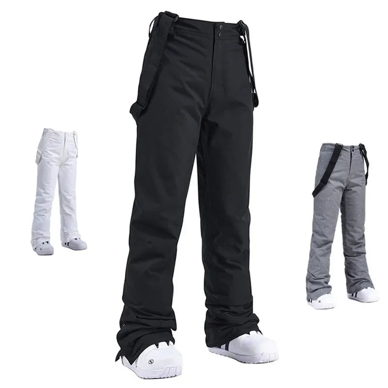 Unisex Winter Ski Pants – Thick, Waterproof, Windproof Snow Trousers
