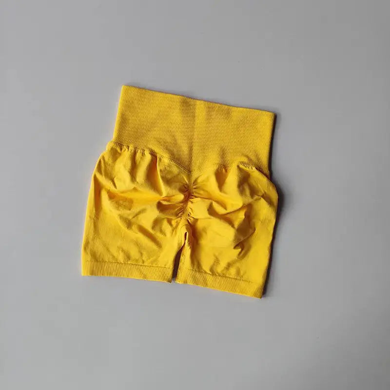 High-Waist Women’s Yoga & Fitness Shorts – Breathable Workout Shorts