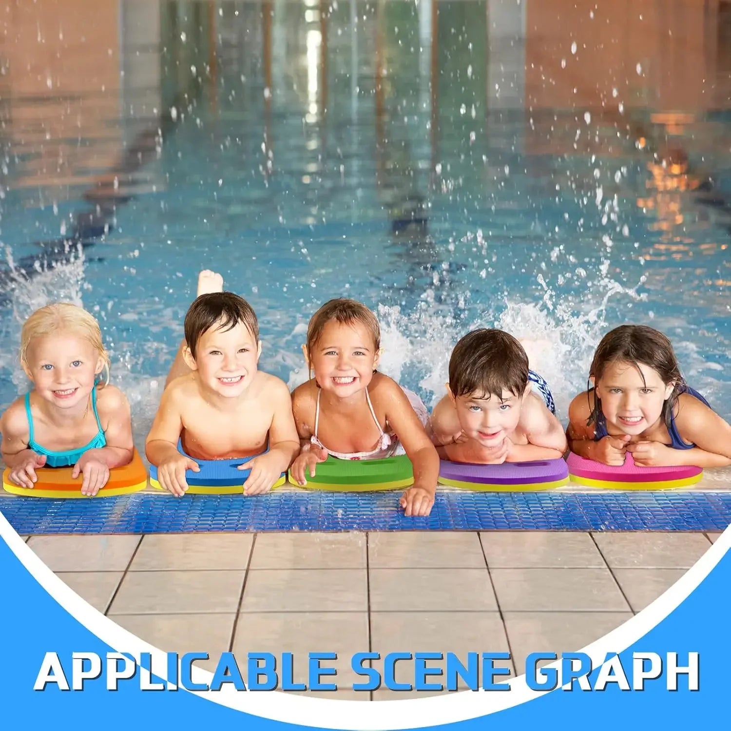 EVA Foam U-Shaped Swimming Kickboard – Training Float for Kids & Adults