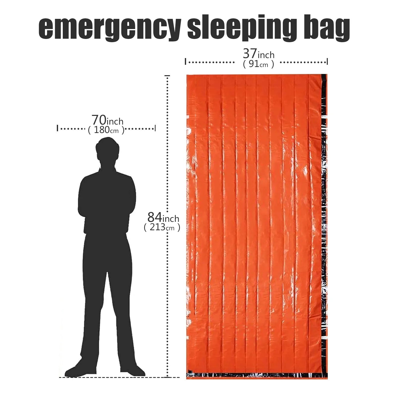 Emergency Mylar Sleeping Bag – Waterproof Survival Blanket