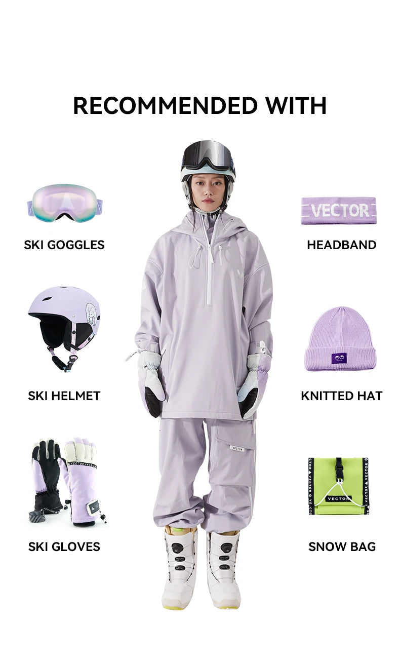 Unisex Ski Jacket & Pants Set – Waterproof Winter Snow Sports Outfit