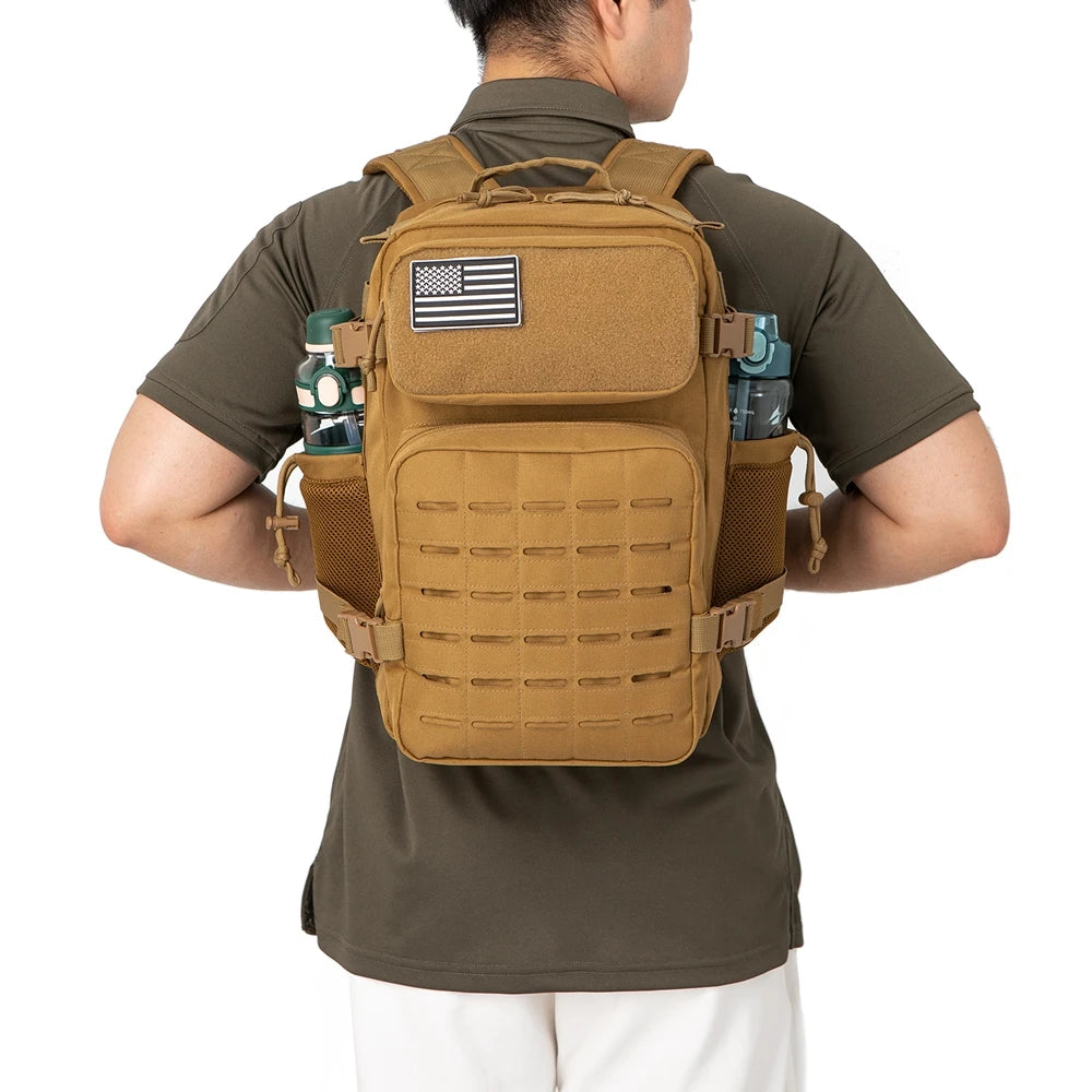 25L Tactical MOLLE Backpack – Outdoor, EDC & Hiking Rucksack