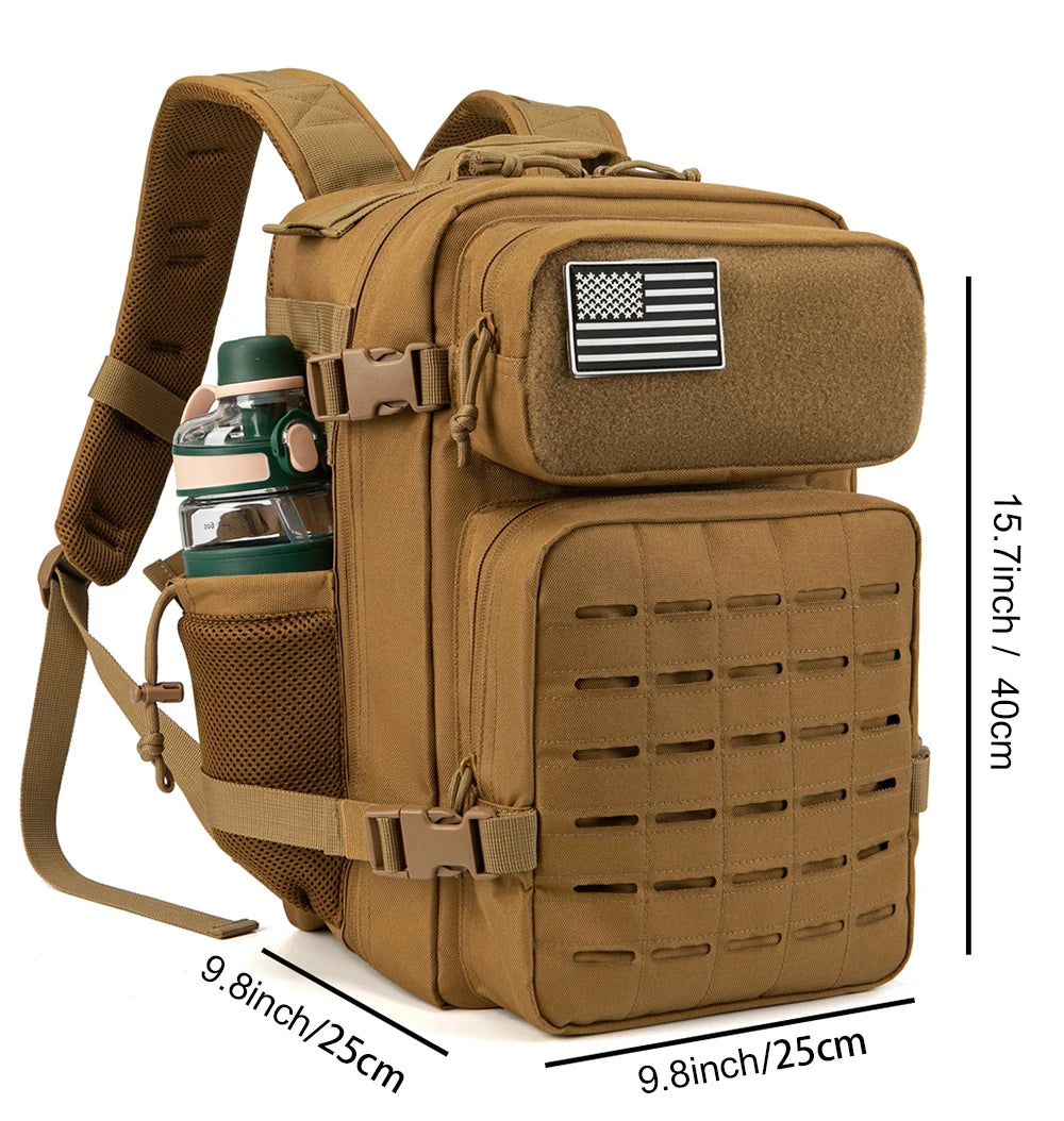 25L Tactical MOLLE Backpack – Outdoor, EDC & Hiking Rucksack