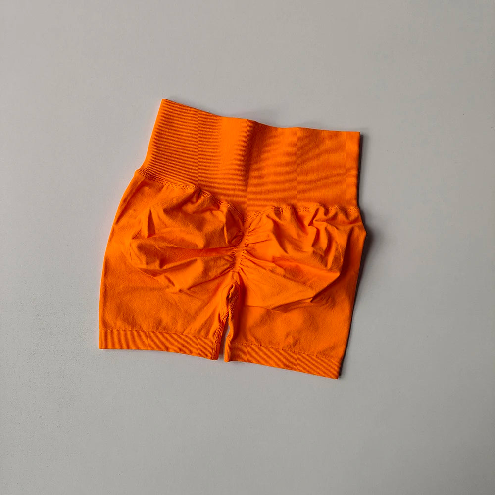 High-Waist Women’s Yoga & Fitness Shorts – Breathable Workout Shorts