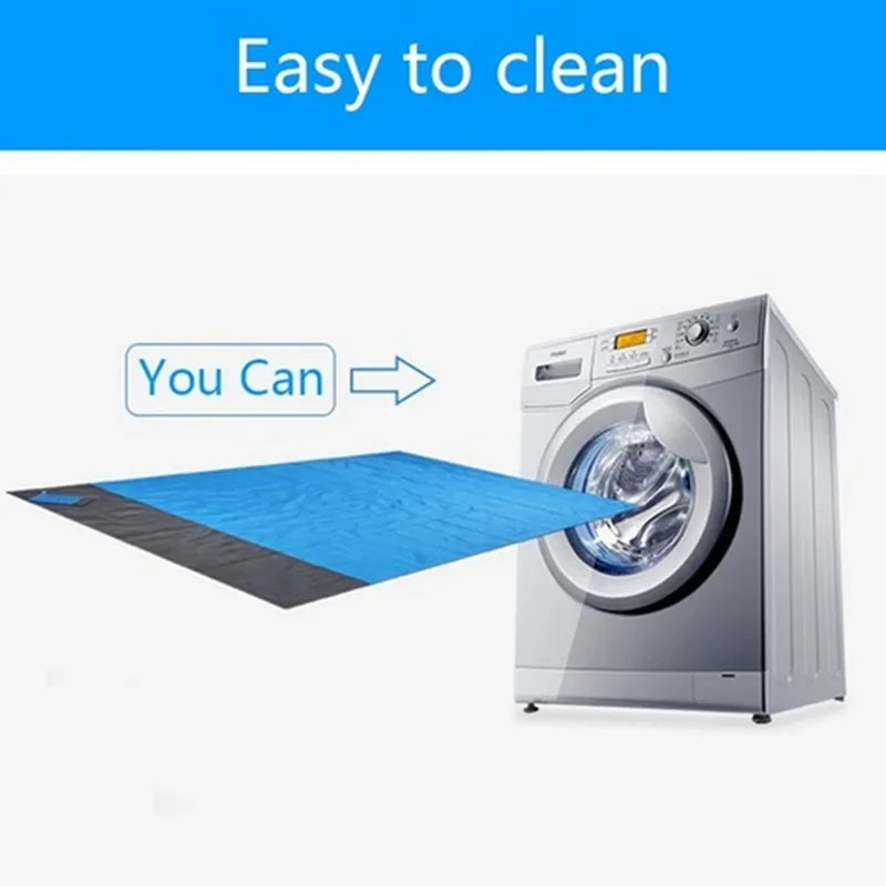 Waterproof Folding Beach & Picnic Mat – Lightweight Outdoor Blanket