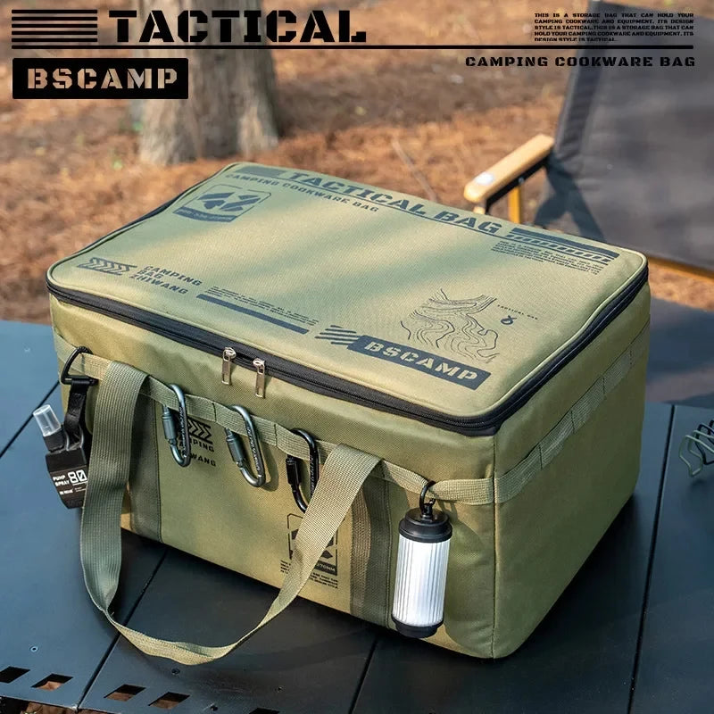 30–42L Tactical Camping Storage Bag – Insulated Waterproof Box