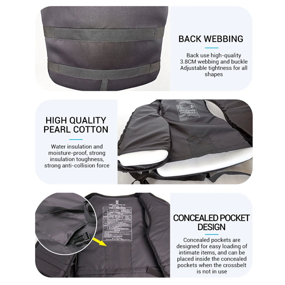 Neoprene Life Jacket – Adult & Kids Buoyancy Vest