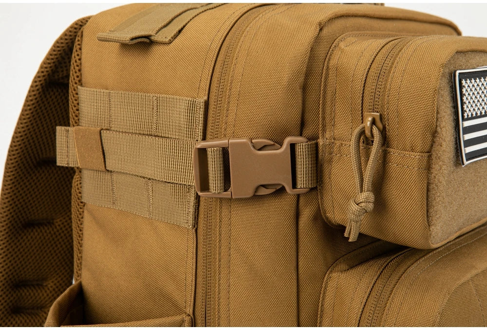 25L Tactical MOLLE Backpack – Outdoor, EDC & Hiking Rucksack