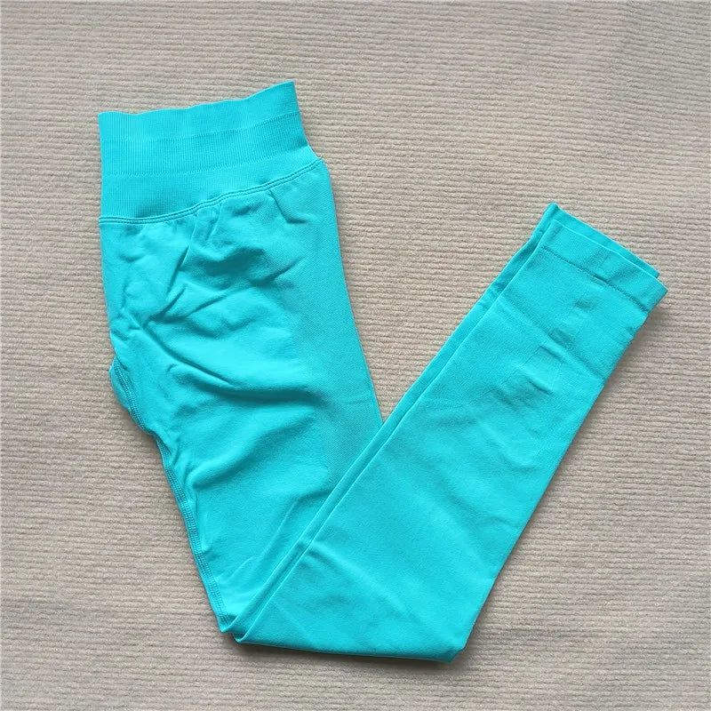 Seamless High-Elastic Yoga Leggings – Butt-Lifting Fitness Tights