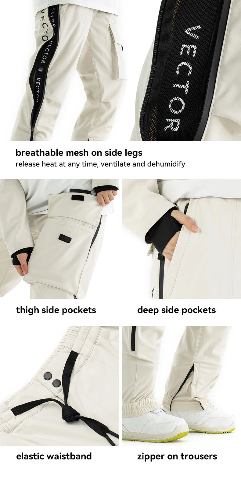 Unisex Ski Jacket & Pants Set – Waterproof Winter Snow Sports Outfit