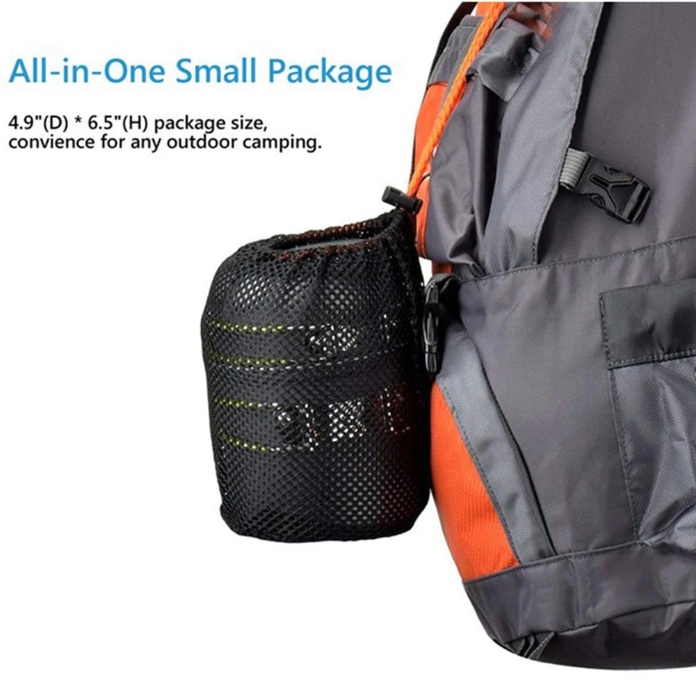 Camping Cookware Mess Kit – Portable Mini Stove & Tableware Set