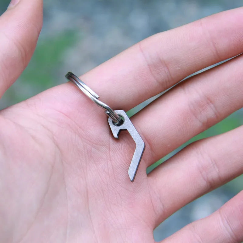 Mini EDC Bottle Opener Keyring – Lightweight Pocket Tool