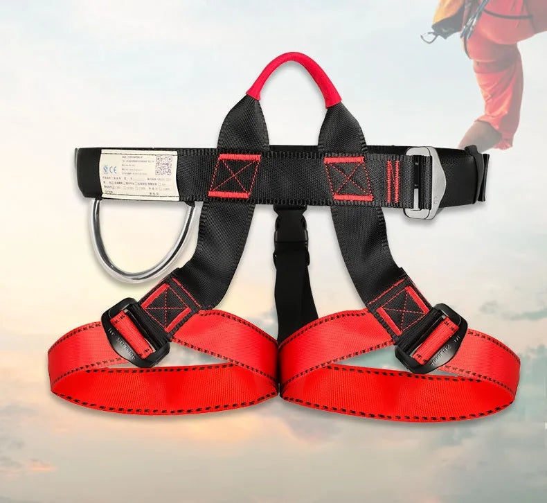 Outdoor Half-Body Climbing Harness – Safety Waist Support