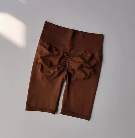 High-Waist Women’s Yoga & Fitness Shorts – Hip Push-Up Quick-Dry