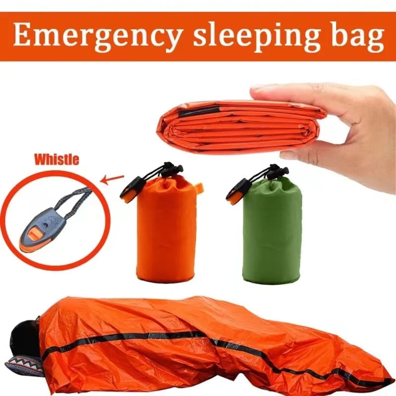 Emergency Mylar Sleeping Bag – Waterproof Survival Blanket