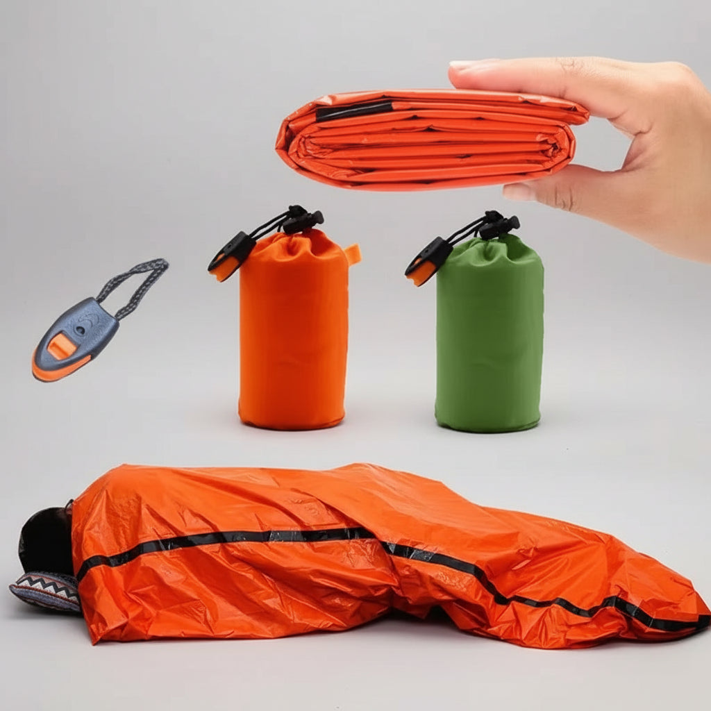 Emergency Mylar Sleeping Bag – Waterproof Survival Blanket