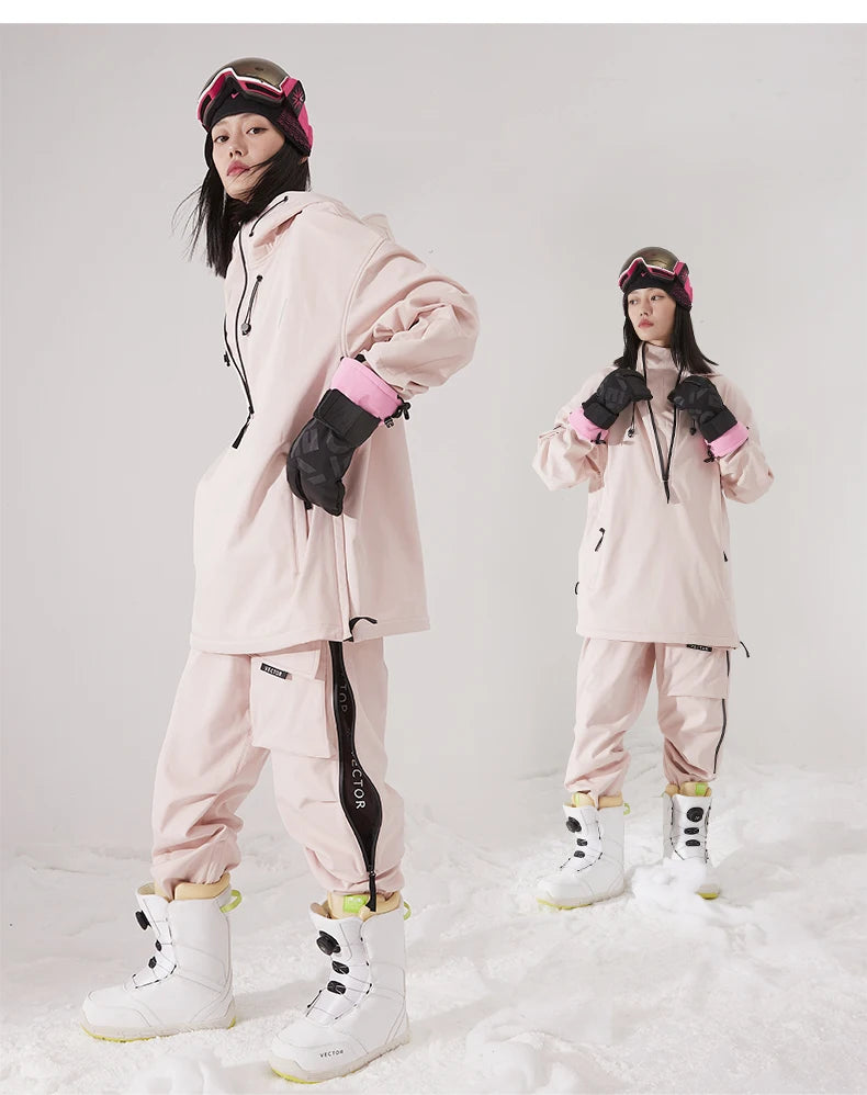 Unisex Ski Jacket & Pants Set – Waterproof Winter Snow Sports Outfit