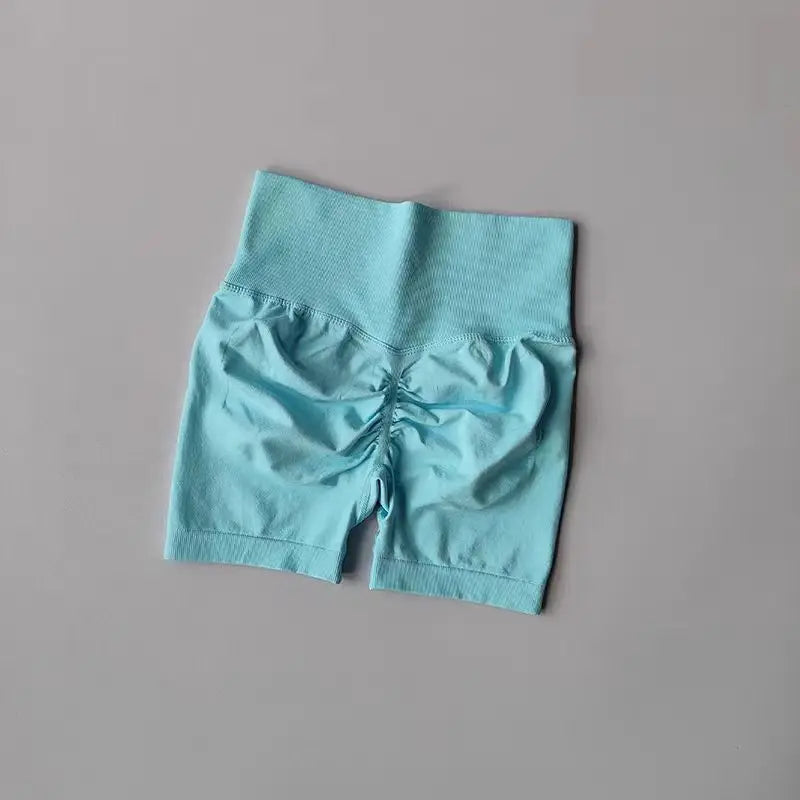 High-Waist Women’s Yoga & Fitness Shorts – Breathable Workout Shorts