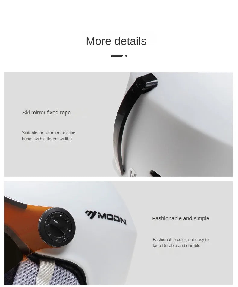 Ski Helmet with Snow Visor – Safety Gear for Winter Sports